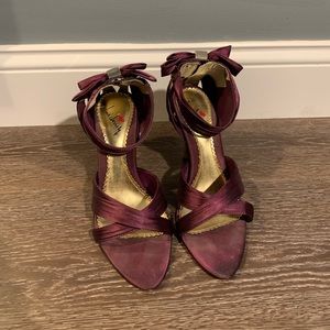 Purple sandals